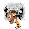 Winter Forest Squirrel Kids
