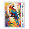 Airbrush-Illustration "Parrot 01" EN