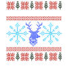 Pixel Weihnachtsmuster