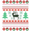 Retro Christmas Pattern 2