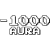 Minus 1000 Aura - Shirt brainrot