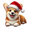 Christmas Corgi