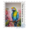 Airbrush-Illustration "Parrot 08" EN