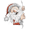 Lustiger Weihnachtsmann I Nikolaus