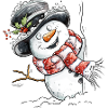 Funny Snowman I Winter Christmas