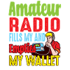 Amatör Tömmer Min Plånbok Skinka Radio