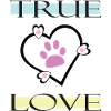 True Love Paw Print