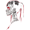 Skeletal Girl Seitenansicht