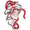 Gothic Snake Head Girl