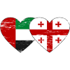 Emirati Arabi Uniti Bandiera della Georgia