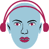 Alien hört Musik