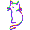 LGBT Rainbow Cat
