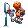 Basketball Dunking