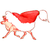 Reindeer with cap