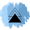Blue Triangle Overlay