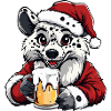 Hyène Noël Bière Drôle