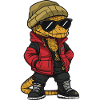 Snake Cobra Winter Comic