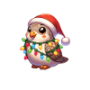 Weihnachten Lichterkette Turteltaube