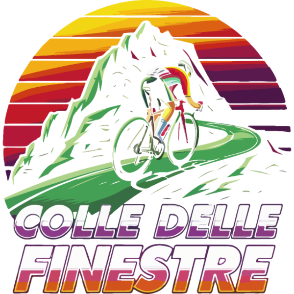Koszulka "Colle delle Finestre Włochy - Legendarne kolarstwo"