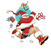 Runner Santa