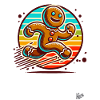 Run away gingerbread man