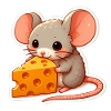 Maus mit Käse
