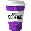 Codeine – Stylischer Becher in Lila-Optik