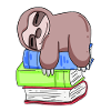 Sloth Book Books Reading