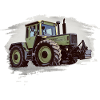 MB-trac 1300 with weights