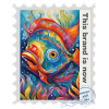 Airbrush-Illustration "Fish 01" EN
