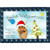 Autocollants Joyeux Noël Hamster
