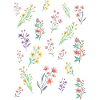 Aquarelle Floral sur Noir