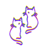 Rainbow Cats LGBT