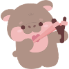 Moo Deng Hippopotame Cupidon