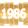 Gold-coloured 1986