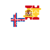 Färöer Spanien Flagge Spanisch Färinger