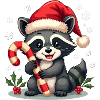 raton laveur de Noël