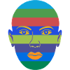 Masked woman