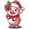 Piggy Piglet Christmas Christmas