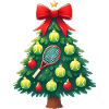 Festive Tennis Christmas Tree Design
