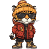 Leopard Winter Comic