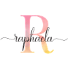 L | Monogramme | Nom | Raphaëla |Aquarelle