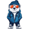 Polar Bear Winter Comic