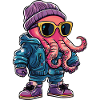 Oktopus Winter Comic