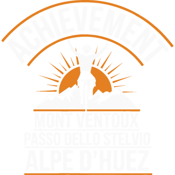 Koszulka "Mont Ventoux Passo dello Stelvio Alpe de Huez"