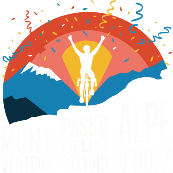 Koszulka "Legendarne podjazdy Mont Ventoux Passo Stelvio Huez"