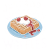 Waffles Breakfast Sweets