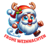 Frohe Weihnachten Lustiger Weihnachtsmann