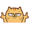 Middle Finger Cat