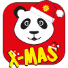 Weihnachten mit coolen Panda.
